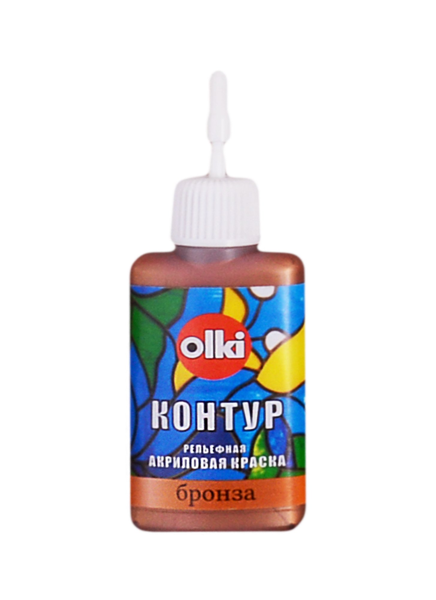 

Рельефная акриловая краска "Контур" (Бронза), 20 мл