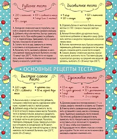 Купить Основные рецепты теста — Фото №1
