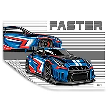 Купить Клеенка для уроков труда "ДРИФТ" 500*700мм, ПВХ 130мкм, подвес — Фото №1