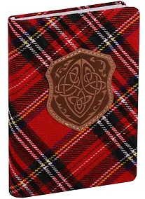 Купить Ежедневник недатированный «Scotland» А6, красный, 96 листов, экокожа, InFolio — Фото №1