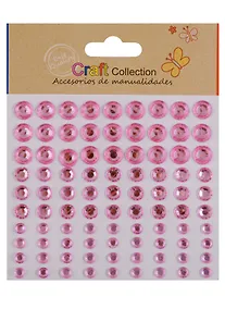 Купить Стразы кристаллы микс размеров розовые — Фото №1