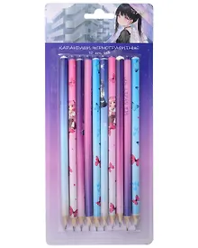 Купить Карандаши "Аниме. Девушки цветные", чернографитные 10 штук — Фото №1