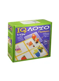Купить Настольная, развивающая игра, Айрис-пресс, Пластиковое лото Половинки, комплект из трех игр — Фото №1