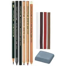 Купить Набор художественных изделий "Pitt Monochrome", 12 предметов — Фото №1