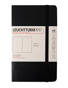 Купить Записная книжка A6, 61 лист, нелинованная "Classic", мягкая обложка, черный, Leuchtturm1917 — Фото №1