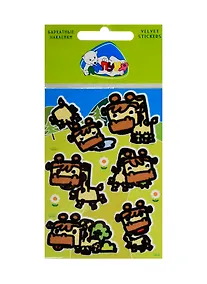 Купить Н Жирафы (EVS006) (бархатные наклейки) — Фото №1