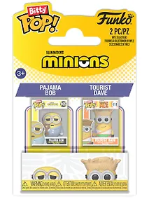 Купить Набор Funko Bitty POP! Minions Pajama Bob & Tourist Dave (2шт) (94223) — Фото №1