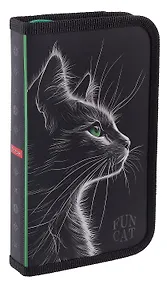 Купить Пенал 1 отделение "Fun cat" 19*11,5 см — Фото №1