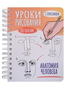 Купить Скетчбук А5 Уроки рисования по шагам. Анатомия человека — Фото №1