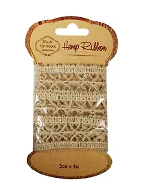 Купить Тесьма пеньковая Кружевная (3см х 1м) (D26000595) — Фото №1