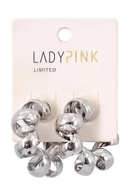 Купить Серьги `LADY PINK` CHAIN CONNECTION (220327) — Фото №1