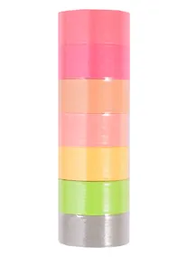 Купить Бумажные клейкие ленты Пастель (661700) (15 мм) (3 м) (7 диз.) (упаковка) (Washi Tapes) (Остров сокровищ) — Фото №1