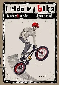 Купить Блокнот. I ride my bike — Фото №1