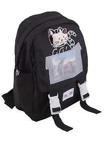 Купить Рюкзак "Cat" черный, со значком — Фото №1