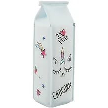 Купить Пенал «Пакет молока с котиком-единорогом», 21 х 6 см — Фото №1