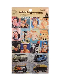 Купить Набор для творчества Набор наклеек Винтаж 6 листов — Фото №1