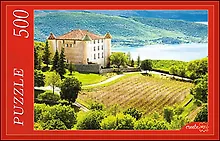 Купить Пазл РЫЖИЙ КОТ 500 эл. 50*34,5см. Франция. Замок у озера Сент-Круа РК500-7833 — Фото №1