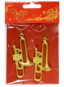 Купить Новогоднее подвесное украшение Труба (набор из 2 шт.) (13,5х9,5) — Фото №1