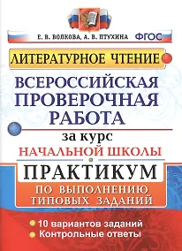 Купить Литературное чтение. Всероссийская проверочная работа за курс начальной школы. Практикум по выполнению типовых заданий — Фото №1