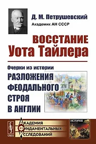 Купить Восстание Уота Тайлера. Очерки из истории разложения феодального строя в Англии — Фото №1