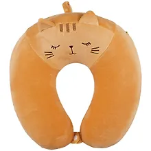 Купить Подголовник Котик спящий (текстиль) (30х30) (12-F76-673641) — Фото №1