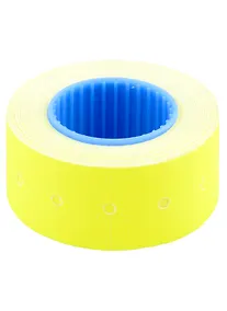 Купить Лента для этикет-пистолета 21*12мм 600шт/рул., желтая — Фото №1