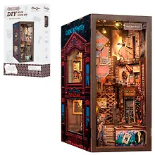 Купить BN02 Конструктор интерьерный  – сборный домик CuteBee - Долгое Прощание, 238 деталей (материалы: дерево, картон, пластик, металл), со световыми эффектами (подсветка интерьера), с питанием от 2хААА батареек (не включены), серия DIY, возраст 14+ — Фото №1