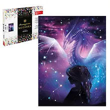 Купить Набор для творчества. Алмазная мозаика Phoenix plus на подрамнике "Звездный дракон", 30 х 40 см — Фото №1