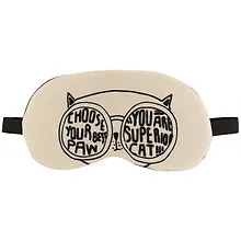 Купить Маска для сна Кот в очках (пакет) 12-37559-YZ-7200 — Фото №1