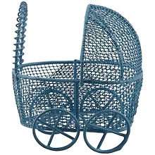 Купить Декоративные элементы из металла Коляска голубая (11093603) — Фото №1