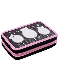 Купить Пенал 3отд. "Котята в одуванчиках" 190*110мм, молния, глянц.ламинация, таблица умножения, инд.уп. — Фото №1