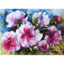 Купить Набор д/творчества Концепт-Сталь Набор д/валяния "Пионы" (шерсть+рамка) 00000000421 — Фото №1