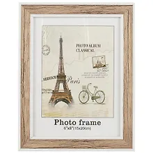 Купить Фоторамка «Светлое дерево с белой каймой», 15 х 20 см — Фото №1