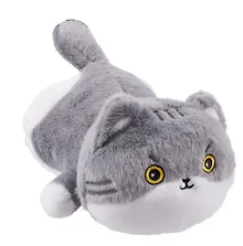 Купить Мягкая игрушка Котик серый с пятнышками (25см) (12-1040-202405-T14) — Фото №1