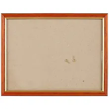 Купить Рама со стеклом, дерево, коричневая с золотом, 18 х 24 см — Фото №1