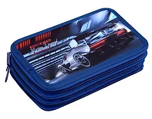 Купить Пенал 3отд. "Super car" 19*11, молния, полиэстер — Фото №1