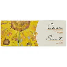 Купить Масляные краски «Сонет», 12 цветов — Фото №1