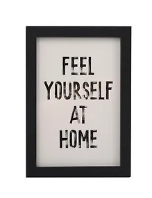 Купить Фоторамка 10*15 "Feel yourself at home" черное дерево — Фото №1