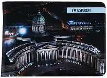 Купить Обложка для студенческого СПБ Казанский собор ночью (фото) — Фото №1