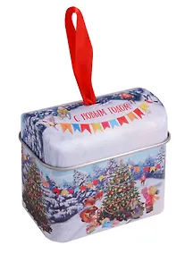 Купить Сундучок с новогодним пожеланием, 7 х 4 х 6 см — Фото №1