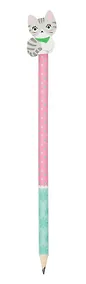 Купить Карандаш School Tools, "Котята", чернографитный с ластиком, в ассортименте — Фото №1