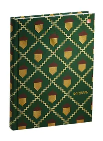 Купить Книга для записей А5 112л кл. "Орнамент. Лесные желуди" 7БЦ, "мокрый шелк", мат.ламинация, Listoff — Фото №1