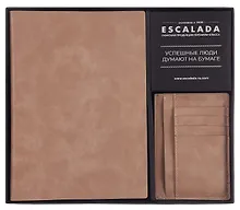 Купить Ежедневник недатированный А5+, 160 листов "Фланстэр" черный, кожзам, картхолдер 100х140 мм — Фото №1