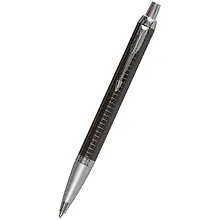 Купить Ручка шариковая Parker, IM Premium Dark Espresso Ciselled CT, подарочная синяя — Фото №1