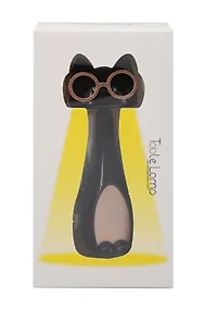 Купить Мини-лампа LED Котик в очках (черная) (пластик) (11х4) (12-LIGHT-532) — Фото №1
