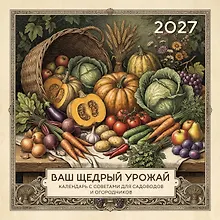 Купить Ваш щедрый урожай. Календарь с советами для садоводов и огородников на 2027 год (300х300) — Фото №1