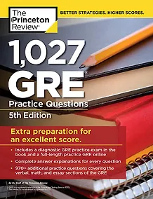 Купить 1,027 GRE Practice Questions: GRE Prep for an Excellent Score — Фото №1