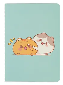 Купить Записная книжка А7 30л кл. "Kawaii. Котики" сшивка, тонир.блок — Фото №1