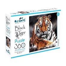 Купить Пазл ТМ Origami 2022 Год Тигра Пазл 360 Царственный тигр (475Х475мм) деталь/40х28мм) 06620 — Фото №1
