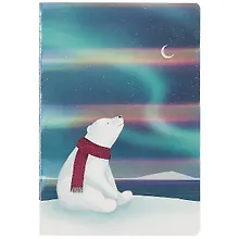 Купить Тетрадь в клетку Хансибэг, "Северное сияние", 32 листа — Фото №1